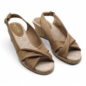 Easy Street Maureen Espadrille Wedge Sandals